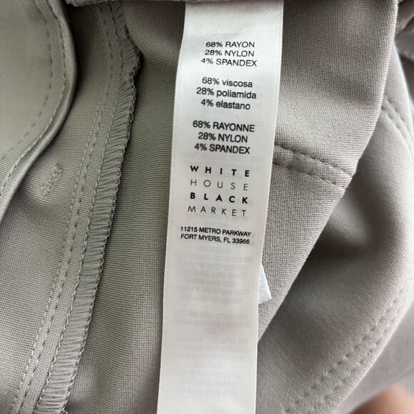 2/$30 White House Black Market The Skinny Ankle Pants Mid Rise 6 Tall/Long #8814 - Picture 7 of 8